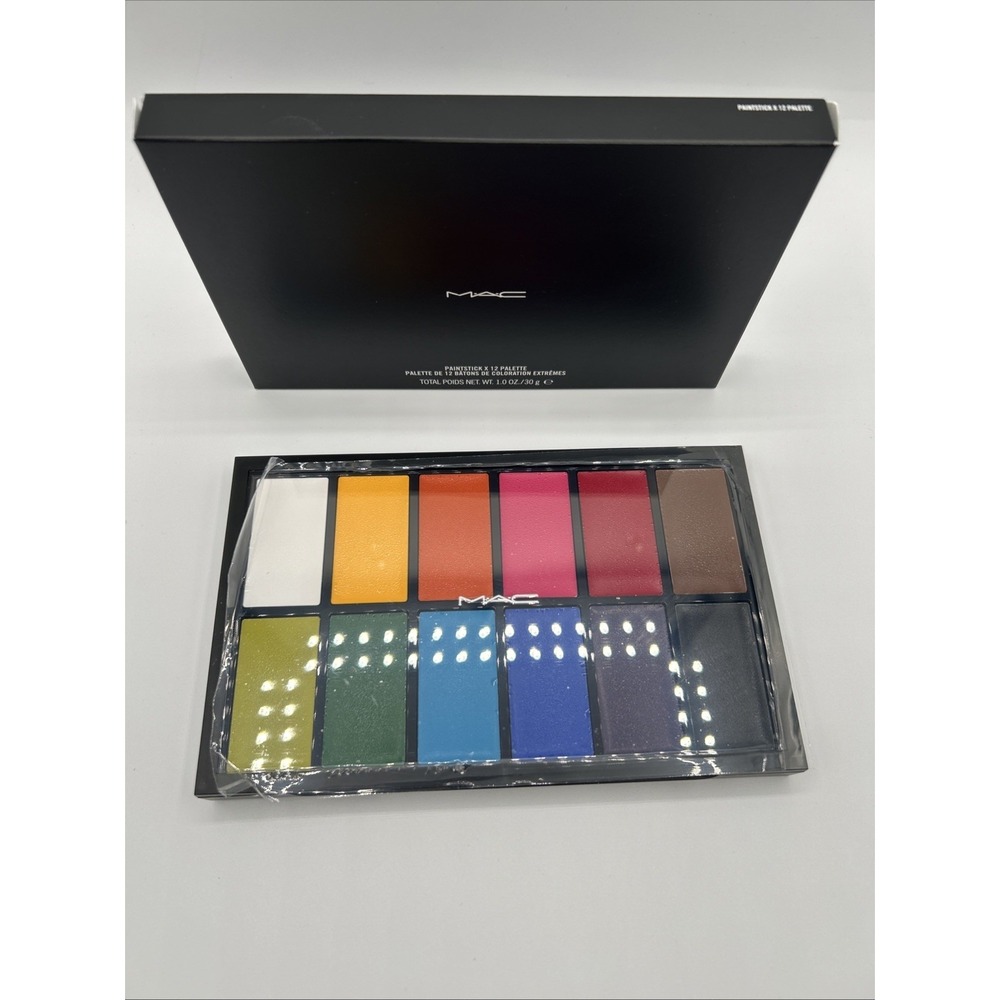 MAC Paintstick X 12 Palette 1oz/30g New In Box Professional - Picture 2 of 6